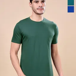 TQH Men Pack of 3 Dry Fit Solid Round Neck Slim Fit T-shirts-picture-16