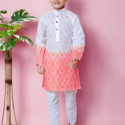 BAESD Boys Embroidered Regular Kurta with Pyjamas-picture-32