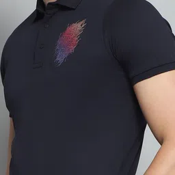 Monte Carlo Men Printed Polo Collar Applique T-shirt image 5