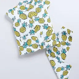 NAUTI KIDZ Girls Printed Night suit-image-11