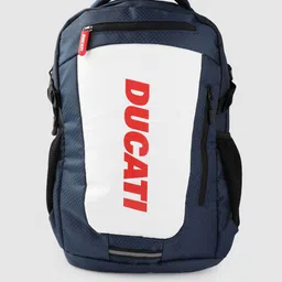 Ducati Unisex Colourblocked 16 Inch Laptop Backpack with Compression Straps-picture-14