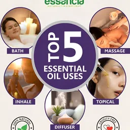 essancia White and Purple Aroma Oil Diffuser- 30ml image 5