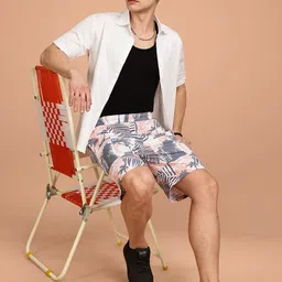 BULLMER Men Pack Of 2 Printed Shorts image 4