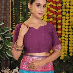 Astita Woven Design Paithani Saree With Unstitched Blouse Piece image 4