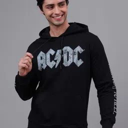 Free Authority Acdc Printed Long Sleeve Hoodie-picture-13
