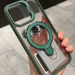 Luxury Kase Solid Printed iPhone 16 Plus Back Case Mobile Accessories image 3