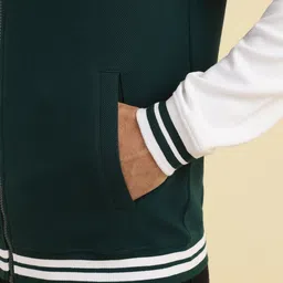 Allen Solly Men Colourblocked Cotton Sweatshirt image 3