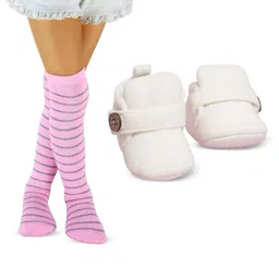 NESKA MODA Kids Cotton Booties-picture-36