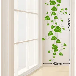 LANSTICK Green Printed Matte-Finished Splash-Proof Eco-Friendly Wallpaper-image-42