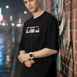 KAIDO Men Printed Drop-Shoulder Sleeves T-shirt image 2