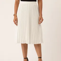 WISSTLER Mid-Rise Accordian Pleat Midi Skirt-picture-20