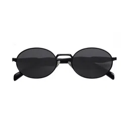 Being Better Unisex Black Lens & Black Round Sunglasses with image 3