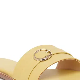 POPPYPINK Women Open Toe Flats with Buckles image 4