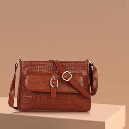 SPOTIC Women Textured Crossbody Leather Sling Bag-picture-11
