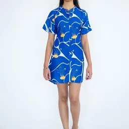 All Her Collective Women Print A-Line Mini Dress-picture-37