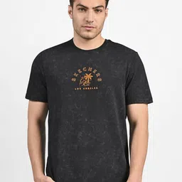 Skechers Men Acid Wash Graphic T-Shirts-picture-23