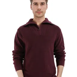 RARE RABBIT Men Ribbed Cotton Pullover-image-56