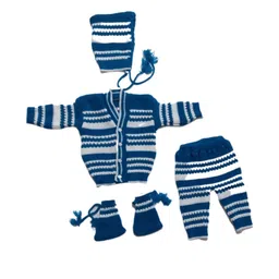 Cute Collection Kids Striped Woollen Cardigan image 1
