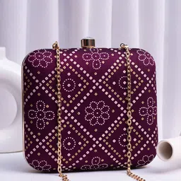 ARTKLIM Printed Box Clutch-picture-13