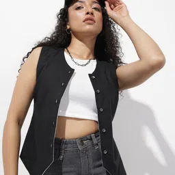 The Roadster Life Co. Pure Cotton V-Neck Reversible Waistcoat-picture-34