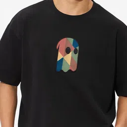 The Souled Store Men Graphic Printed Round Neck Cotton Oversized T-shirt image 4