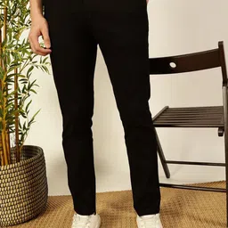 Thomas Scott Men Comfort Slim Fit Chinos Trousers-image-7