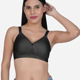 SHYAM SONS FLAIR Pack Of 3 Cotton Cut and Sew Non Padded Full Coverage Bra image 5