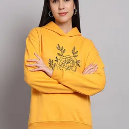 SZN Women Printed Hooded Sweatshirt image 4