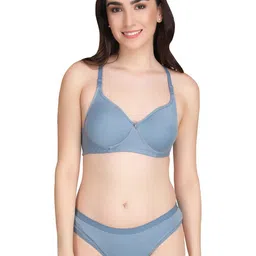 Liigne Women Pack Of 3 Women Everyday Padded Bra Pure Cotton Lingerie Set image 4