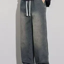 StyleCast x Revolte Men Straight Fit Mid-Rise Light Fade Jeans image 1
