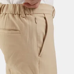 The Collection Men Travis Light Beige Tailored Slim Fit Chinos Trousers image 4