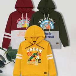 3PIN Boys Colourblocked Hooded Sweatshirt-picture-12