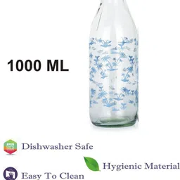 SOMIL Set Of Transparent Glass Water Bottle image 5