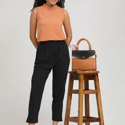 Coppersmith Women Smart Straight Fit Trousers-picture-22