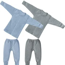 Aakarshini Kids Pack of 2 Round Neck Thermal Set-picture-12