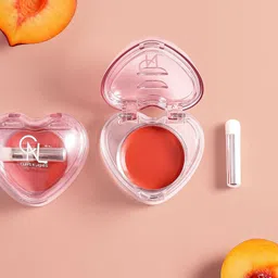 CUFFS N LASHES Sweet Heart Blur Pudding Lip & Cheek Mud - Peach Pudding 04-image-88