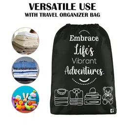 Aura Black Set of 6 Water Resistant Multi-Utility Organisers image 5