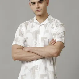 Voi Jeans Men Boxy Opaque Printed Casual Shirt-picture-18