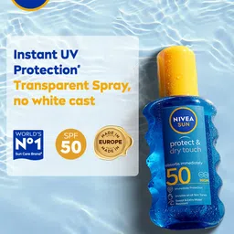 Nivea Protect & Dry Touch SPF 50 Body Sunscreen Spray - 200ml image 5