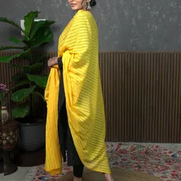 HELLA FASHIONS Striped Dupatta image 3