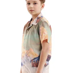 RARE ONES Boys Opaque Printed Casual Shirt image 2