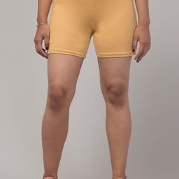 CKARFE Women Skinny Fit Mid-Rise Cotton Cycling Shorts-picture-30