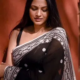 Moda Rapido Ethnic Motifs Embroidered Art Silk Handloom Banarasi Saree image 2