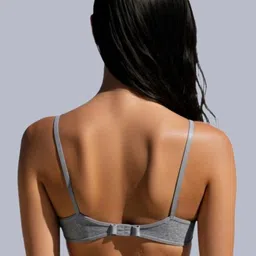 Eden Pack Of 2 Solid Non Wired Non Padded Medium Coverage T-shirt Bra image 2