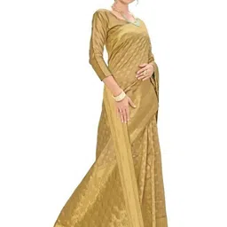 SAADHVI Woven Design Zari Pure Silk Saree image 4