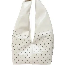 StyleCast x Revolte PU Half Moon Hobo Bag with Applique-picture-32