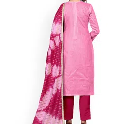 Maroosh Floral Yoke Design Beads & Stones Unstitched Dress Material image 3