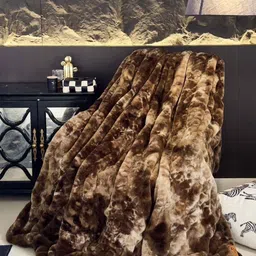 Nivasam Brown Heavy Winter Double Bed Blanket-picture-23