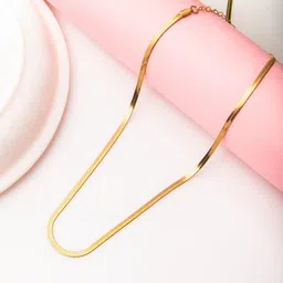 Zoki Stainless Steel Gold-Plated Anti Tarnish Minimal Chain-picture-22