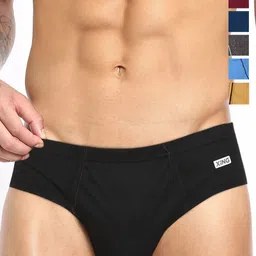 Rupa Frontline Pack Of 6 Assorted Pure Cotton Mid-Rise Basic Briefs-image-59